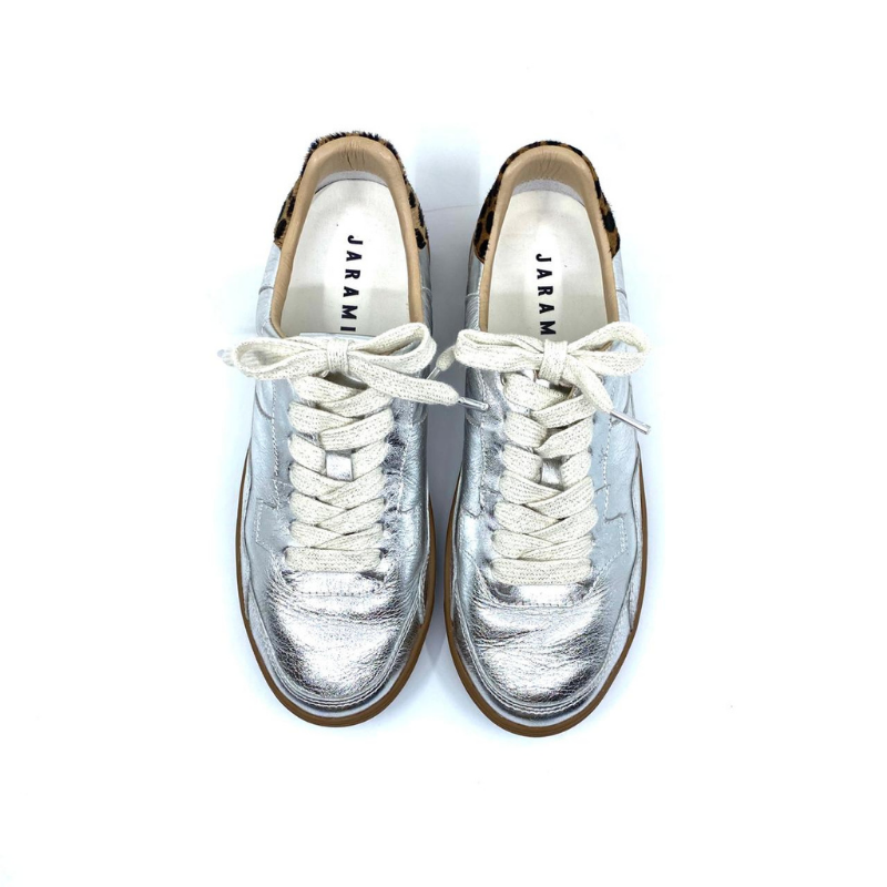 Tenis Cuero Animal Goma